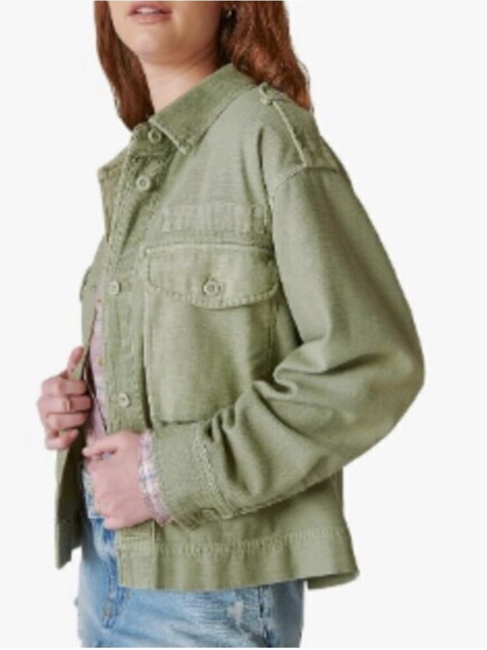 Women's Casual Button-Front Jacket